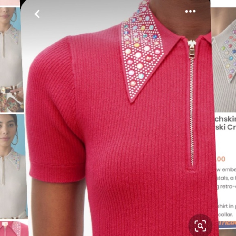 SOLD!!! JoosTricot canvas peachskin polo - Picture 2 of 4